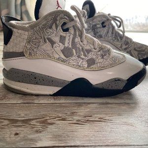 Air Jordan Dub Zero White Cement Shoes Kids